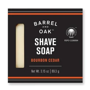 Barrel & Oak Classic Shave Soap - Bourbon Cedar Sale