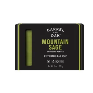 Barrel & Oak Exfoliating Soap Bar - Mountain Sage Clearance