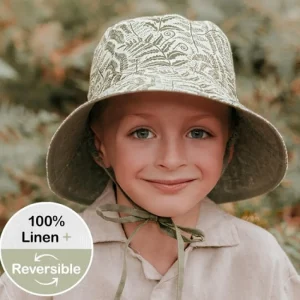 Bedhead Hats Bedhead 'Explorer' Kids Reversible Classic Bucket Hat - Fern / Moss Hot