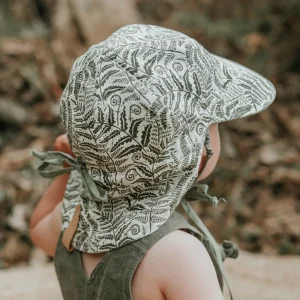Bedhead Hats Lounger' Baby Reversible Flap Sun Hat-Fern/Moss Online