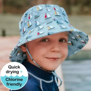 Bedhead Hats Bedhead Kids Classic Swim Bucket Beach Hat - Sails New