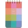 Designworks Ink Twin Wire Notepad - Rainbow Check Hot
