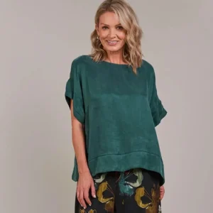 Eb&Ive Eb & Ive Eden Relaxed Top - Aventurine Outlet