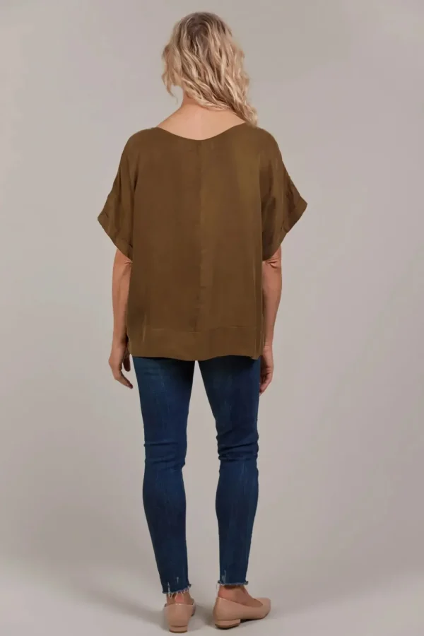 Eb&Ive Eb & Ive Eden Relaxed Top -Tobacco Fashion