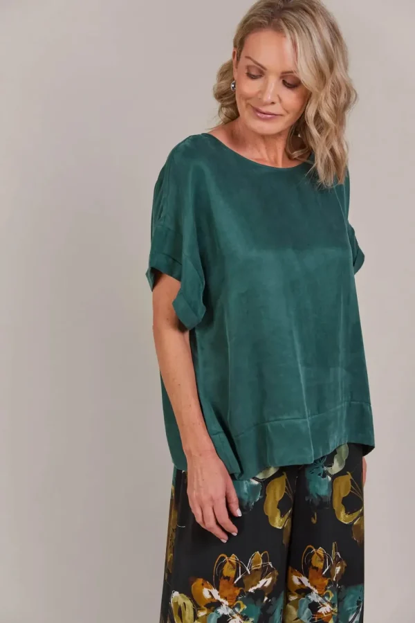 Eb&Ive Eb & Ive Eden Relaxed Top - Aventurine Outlet