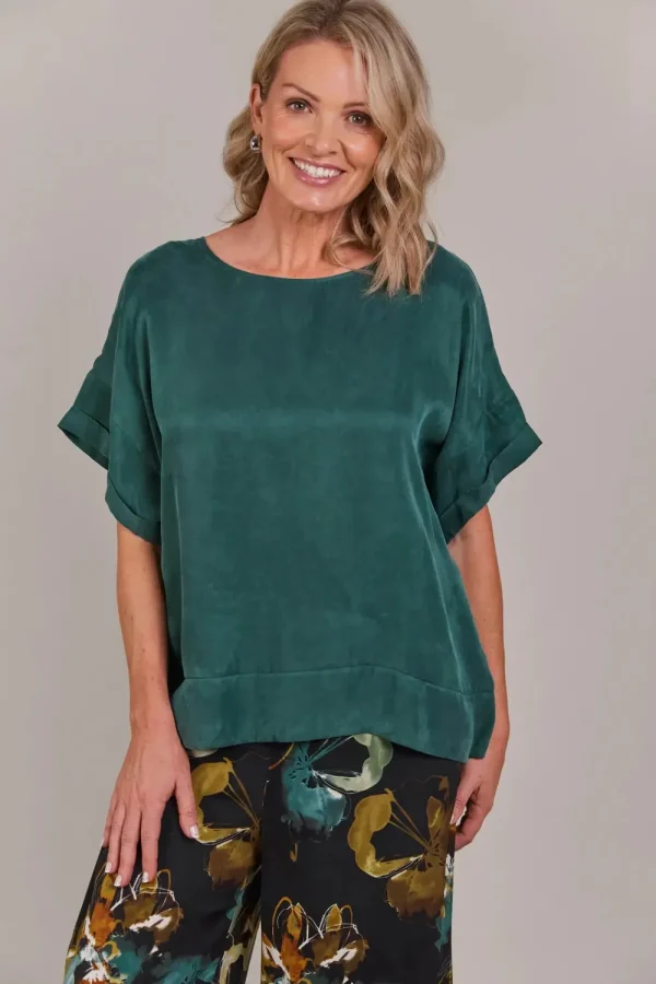 Eb&Ive Eb & Ive Eden Relaxed Top - Aventurine Outlet