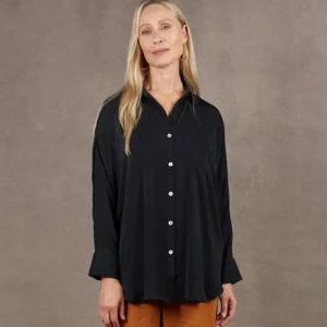 Eb&Ive Eb & Ive Mayan Shirt - Black Fashion