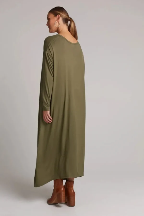 Eb&Ive Eb & Ive Studio Jersey Dress - Fern Hot