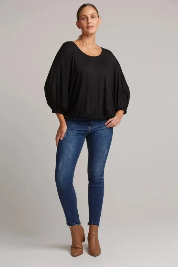 Eb&Ive Eb & Ive Studio Relaxed Top - Ebony Sale