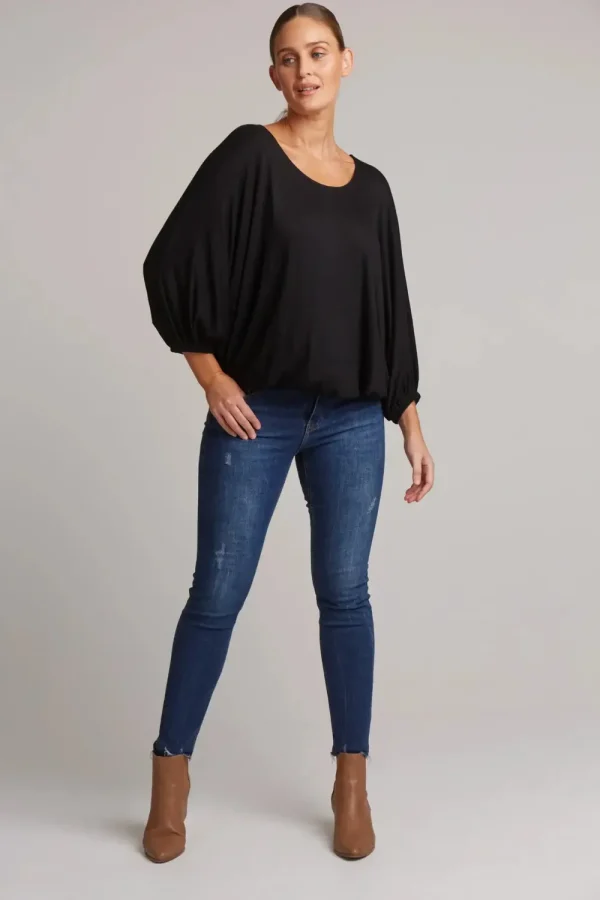 Eb&Ive Eb & Ive Studio Relaxed Top - Ebony Sale