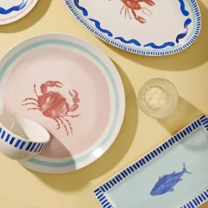 Ecology Riviera Round Platter 30cm -Crab Fashion