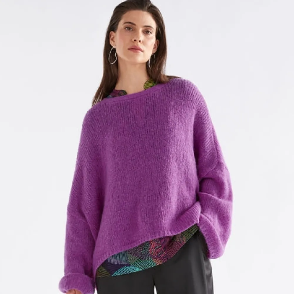 elk_agna_sweater__pink_be_0.webp ELK Agna Sweater - Pink Berry Clearance
