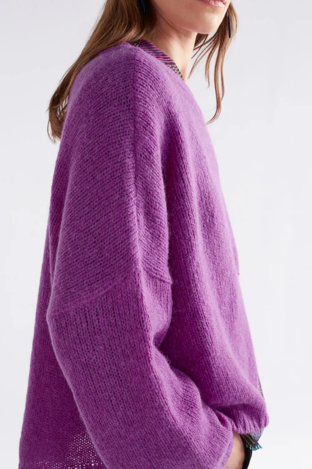 elk_agna_sweater__pink_be_4.webp ELK Agna Sweater - Pink Berry Clearance