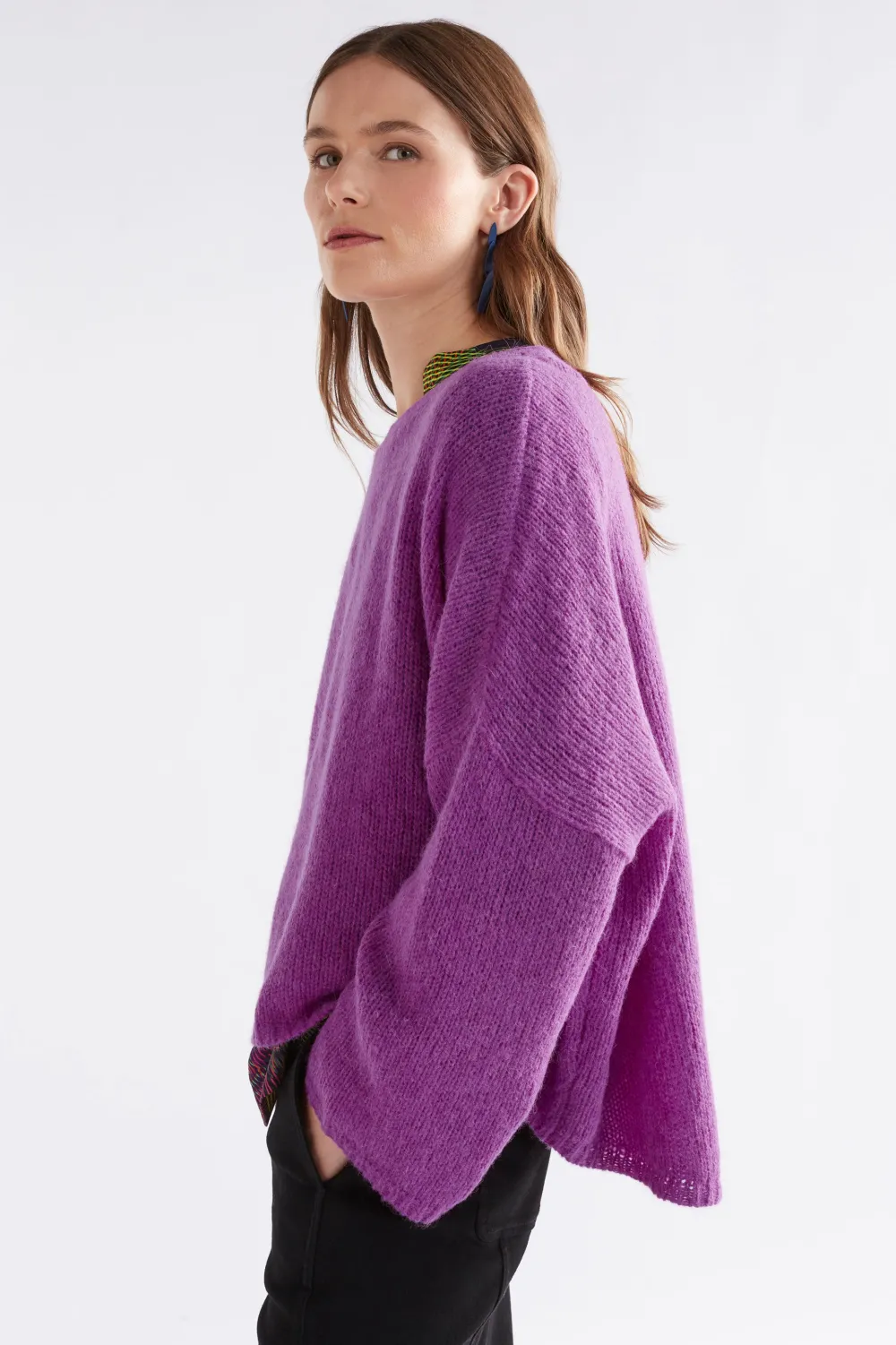 elk_agna_sweater__pink_be_9.webp ELK Agna Sweater - Pink Berry Clearance