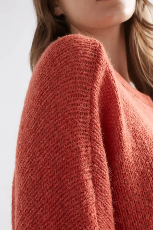 ELK Agna Sweater - Sangria Discount