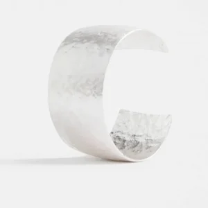 ELK Gild Cuff Thick Bangles Silver Online