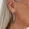 ELK Kolle Hoop Earring- Gunmetal Outlet