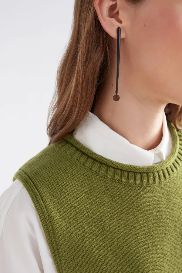 ELK Miraa Knit Vest - Artichoke Sale