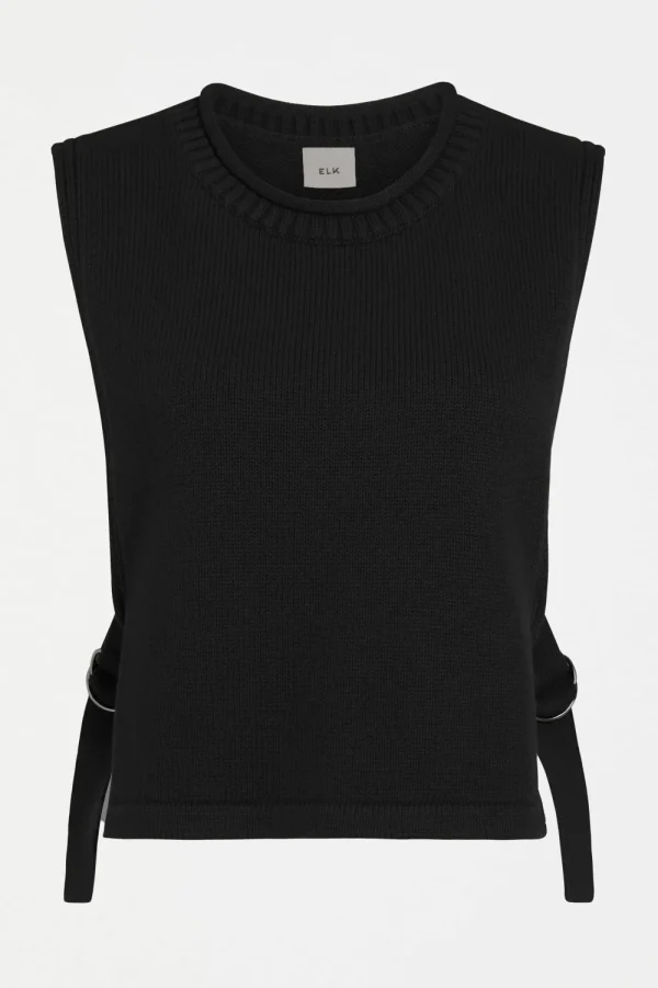 ELK Miraa Knit Vest - Black Best