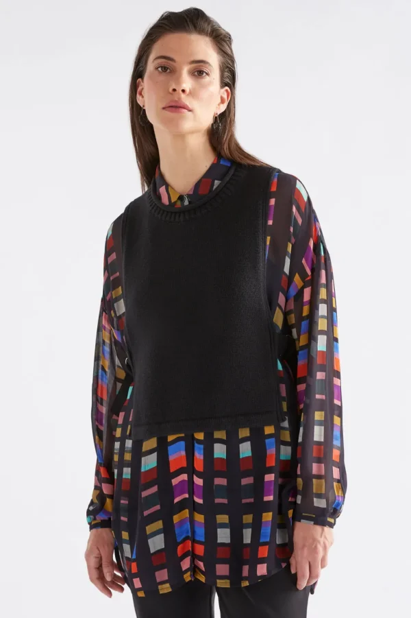 ELK Miraa Knit Vest - Black Best