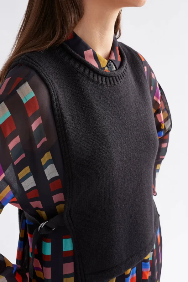 ELK Miraa Knit Vest - Black Best
