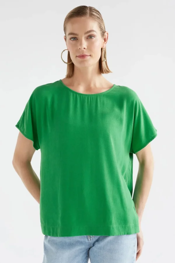 ELK OLYCK TOP - Vine Green Best