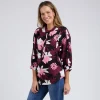 ELM Hadley Floral Top Hot