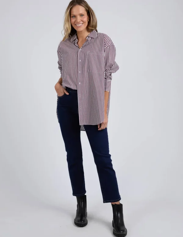 ELM Lila Stripe Top Clearance