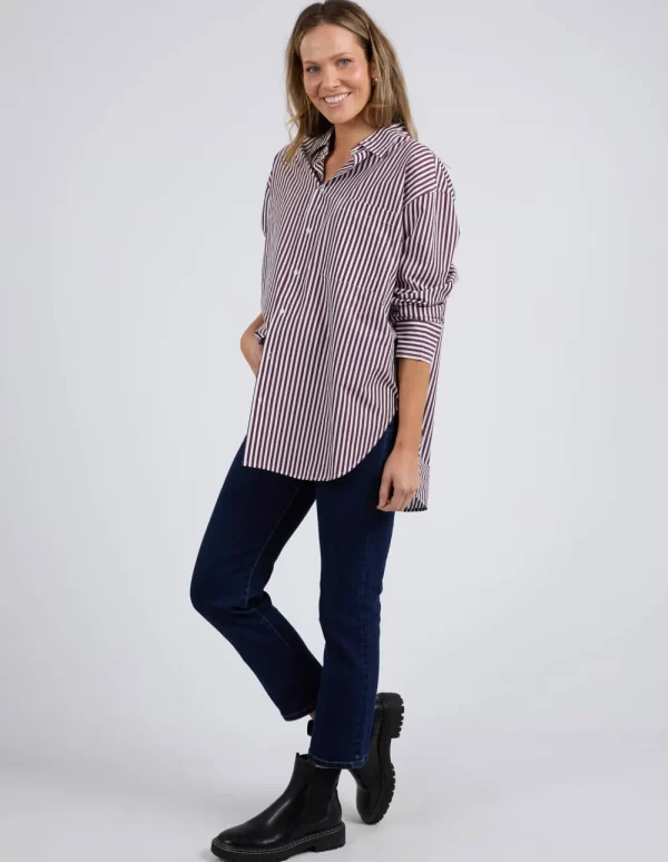ELM Lila Stripe Top Clearance