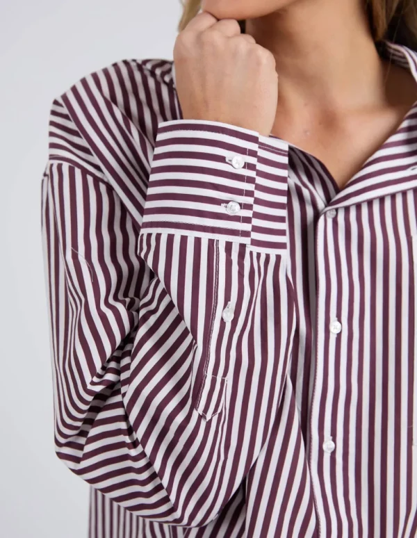 ELM Lila Stripe Top Clearance