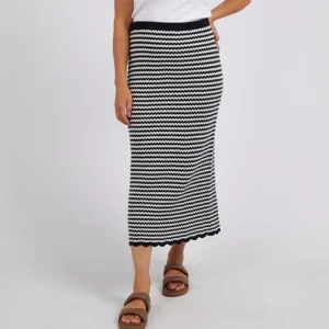 ELM Rosie Stripe Knit Skirt Fashion