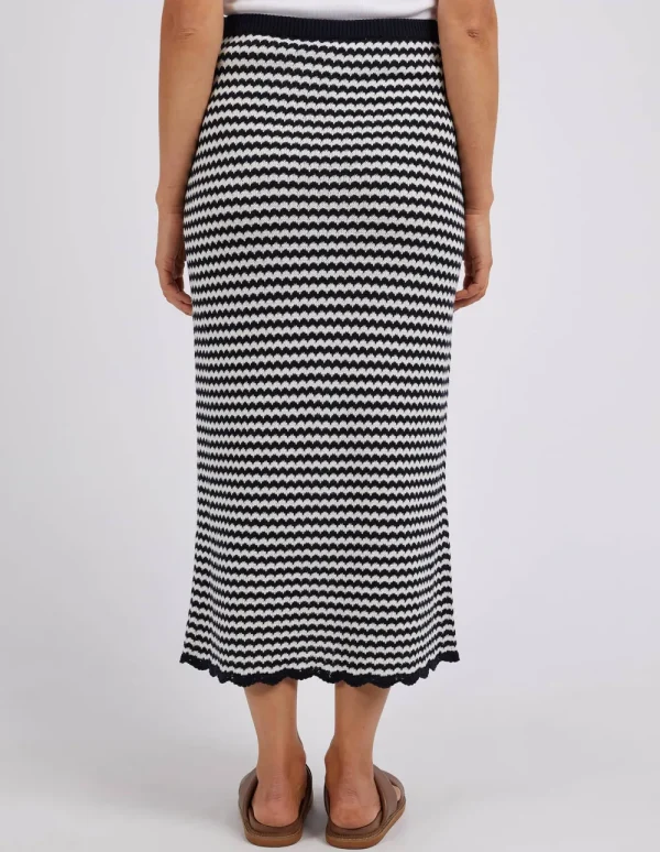 ELM Rosie Stripe Knit Skirt Fashion