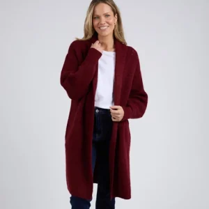 ELM Sylvie Longline Cardi Hot