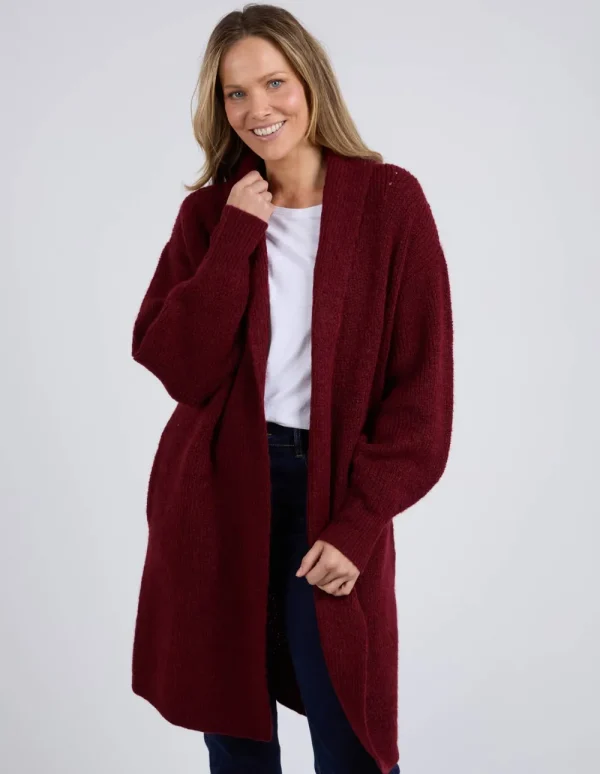 ELM Sylvie Longline Cardi Hot