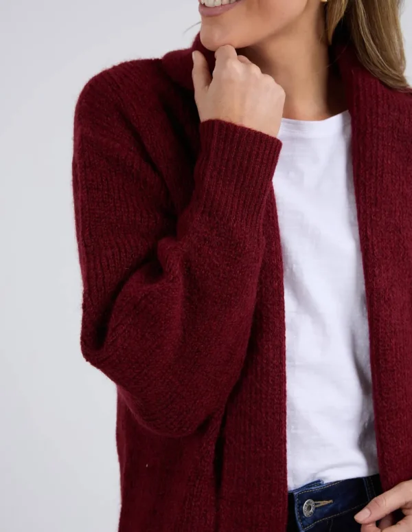 ELM Sylvie Longline Cardi Hot