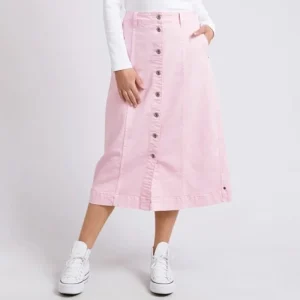 ELM x Janey Forbes Florence Button Thru Skirt Outlet