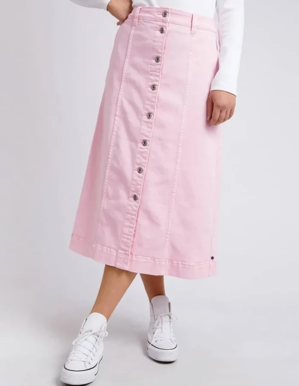 ELM x Janey Forbes Florence Button Thru Skirt Outlet
