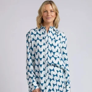 ELM x Janey Forbes Geo Shirt Outlet