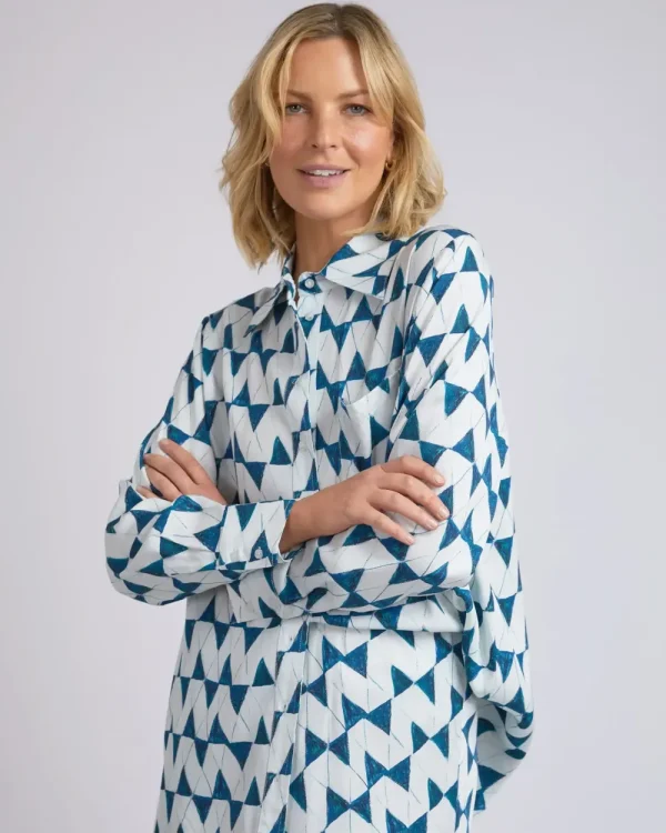 ELM x Janey Forbes Geo Shirt Outlet