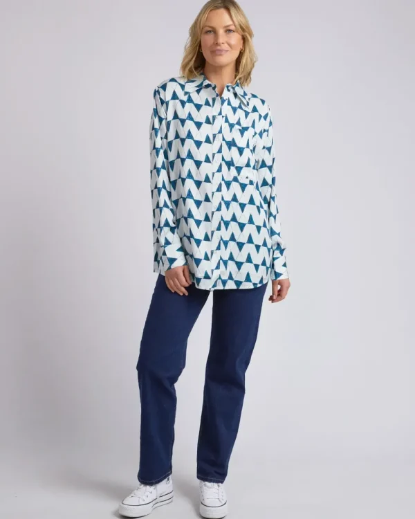 ELM x Janey Forbes Geo Shirt Outlet