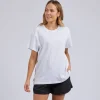 Foxwood Embroidery Tee - White Best