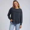 Foxwood Simplified Crew - Washed Black Sale