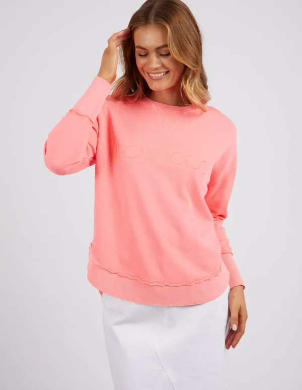 Foxwood Simplified Crew - Neon Pink Outlet