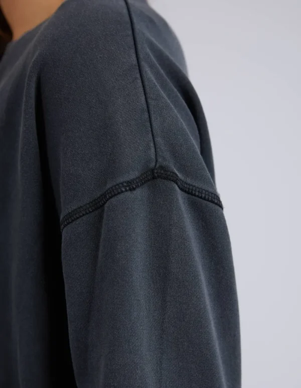 Foxwood Simplified Crew - Washed Black Sale