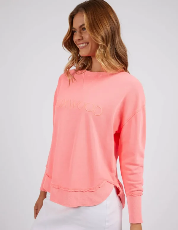 Foxwood Simplified Crew - Neon Pink Outlet