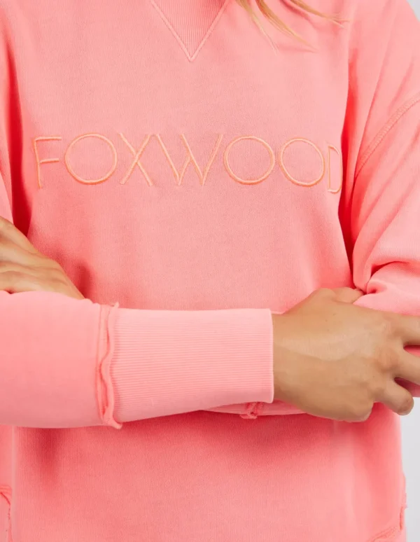 Foxwood Simplified Crew - Neon Pink Outlet