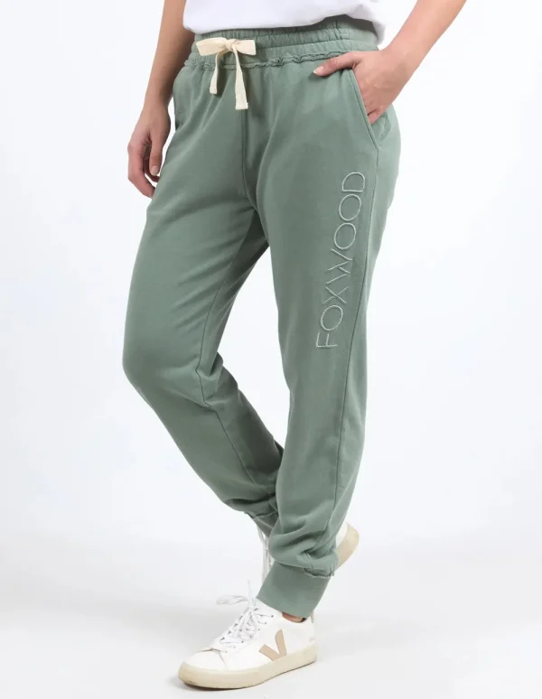 Foxwood Simplified Pants - Sage Fashion