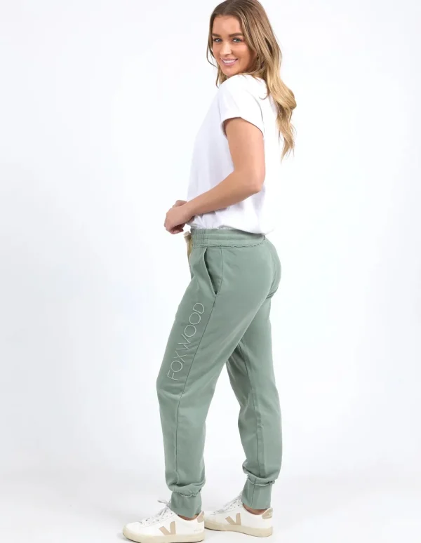 Foxwood Simplified Pants - Sage Fashion