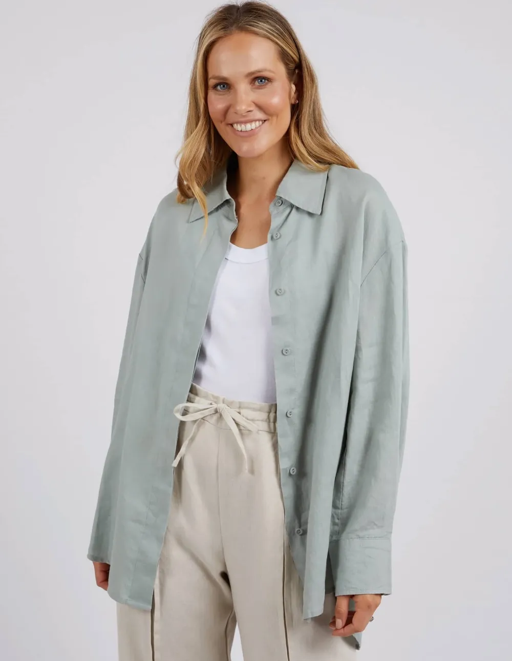 foxwood_sorrento_shirt__s_1.webp Foxwood Sorrento Shirt - Sage Outlet
