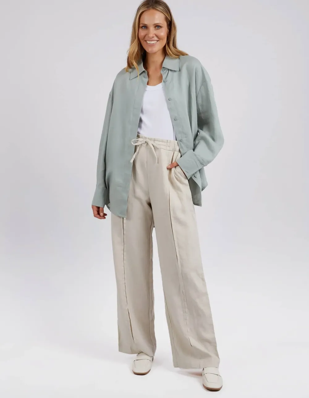 foxwood_sorrento_shirt__s_2.webp Foxwood Sorrento Shirt - Sage Outlet